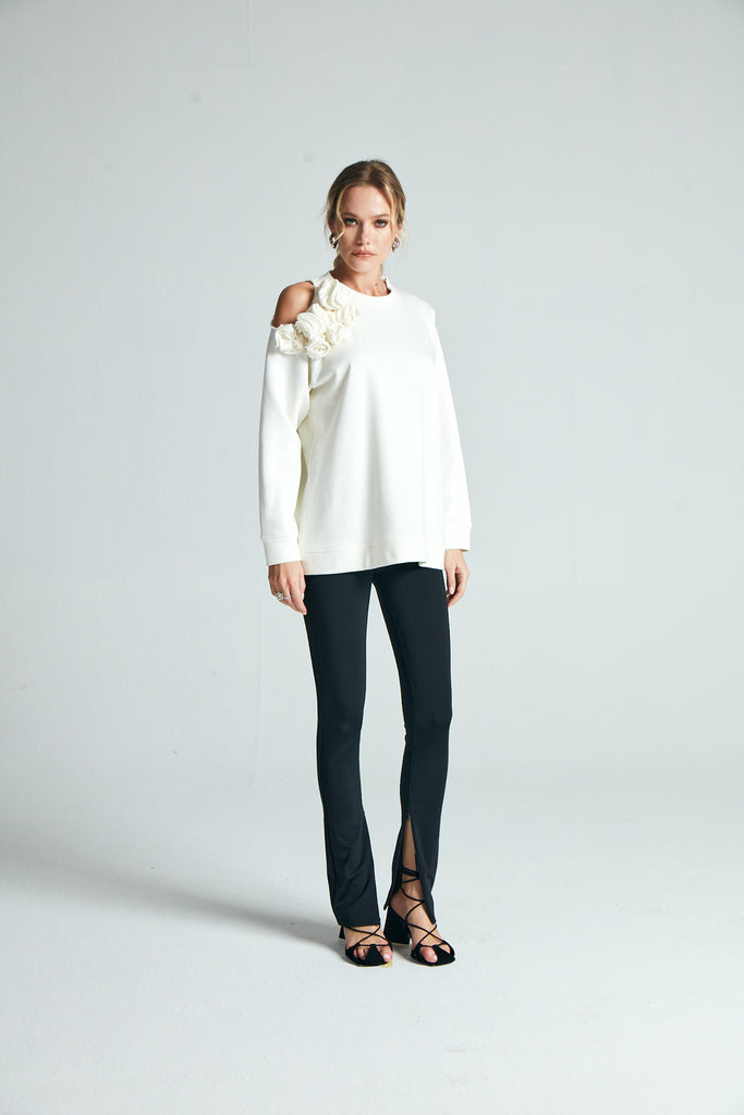 Ekru Waterlelie Sweatshirt