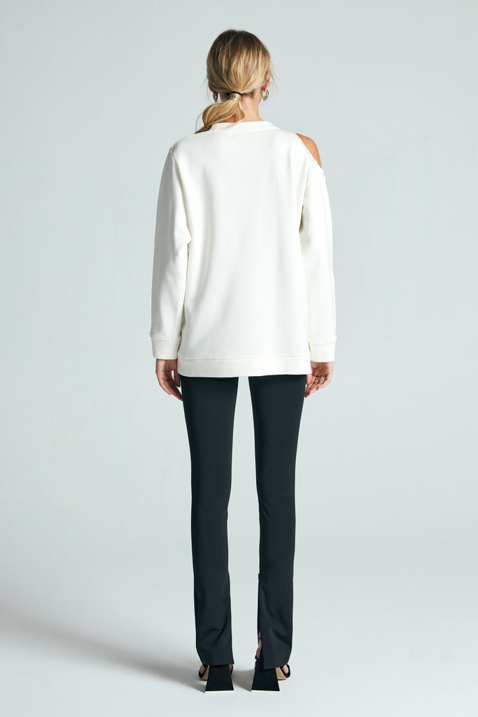 Ekru Waterlelie Sweatshirt