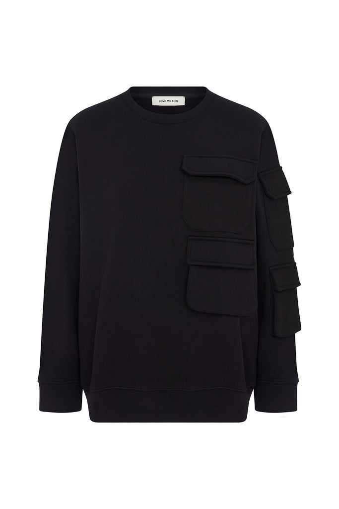 Siyah Violte Sweatshirt