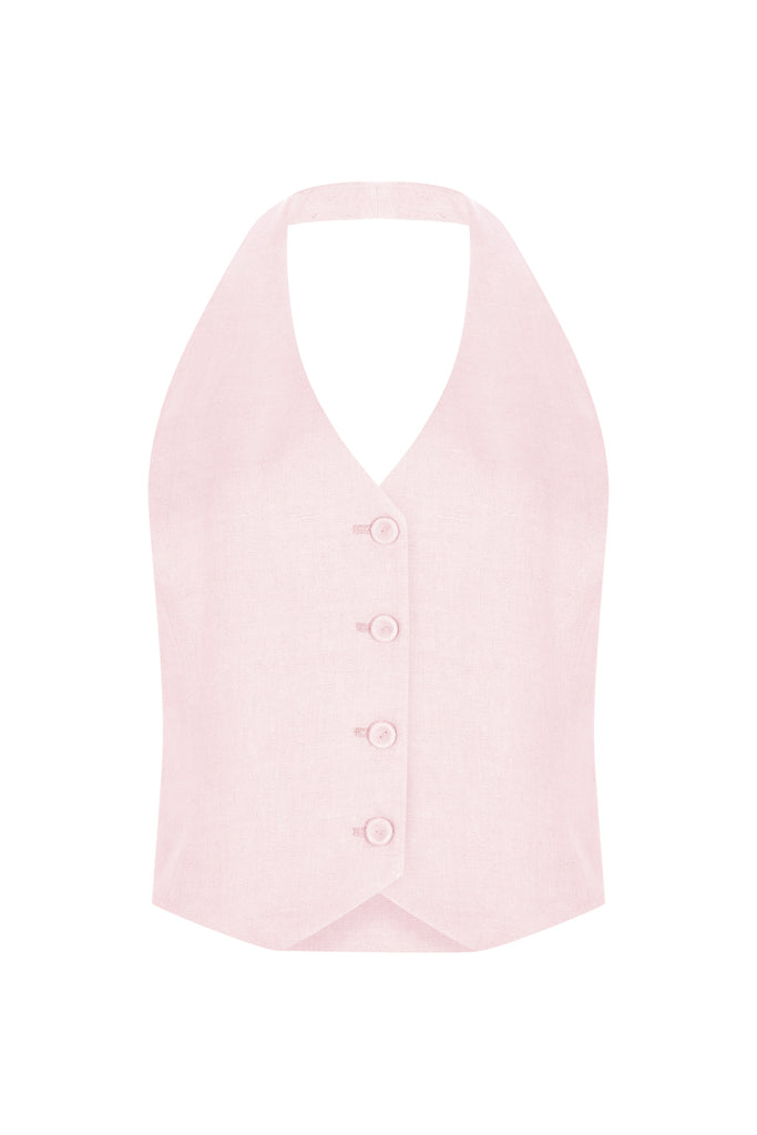 Pembe Elia Yelek
