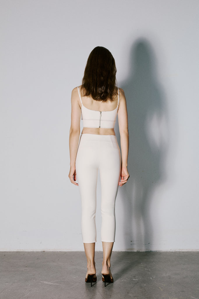 Ekru Nyssa Kapri Pantolon