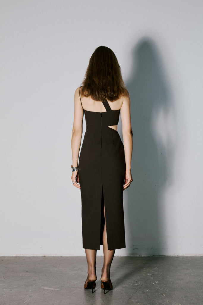 Kahverengi Lucine Elbise