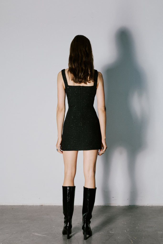 Siyah Stellar Elbise