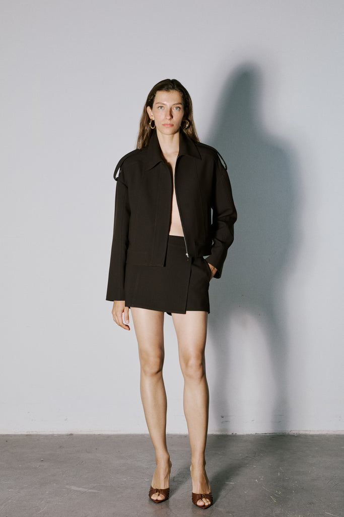 Kahverengi Maree Şort Etek