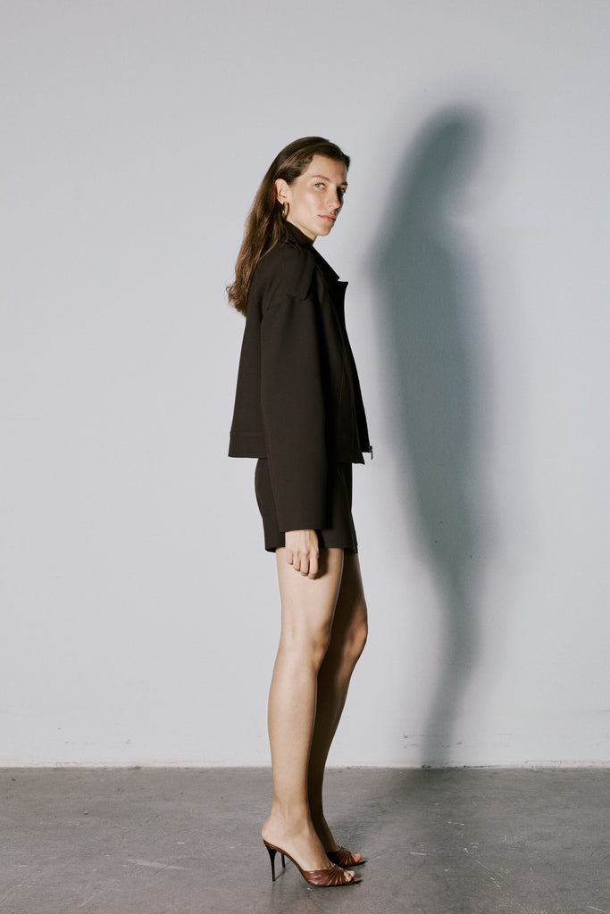 Kahverengi Maree Şort Etek