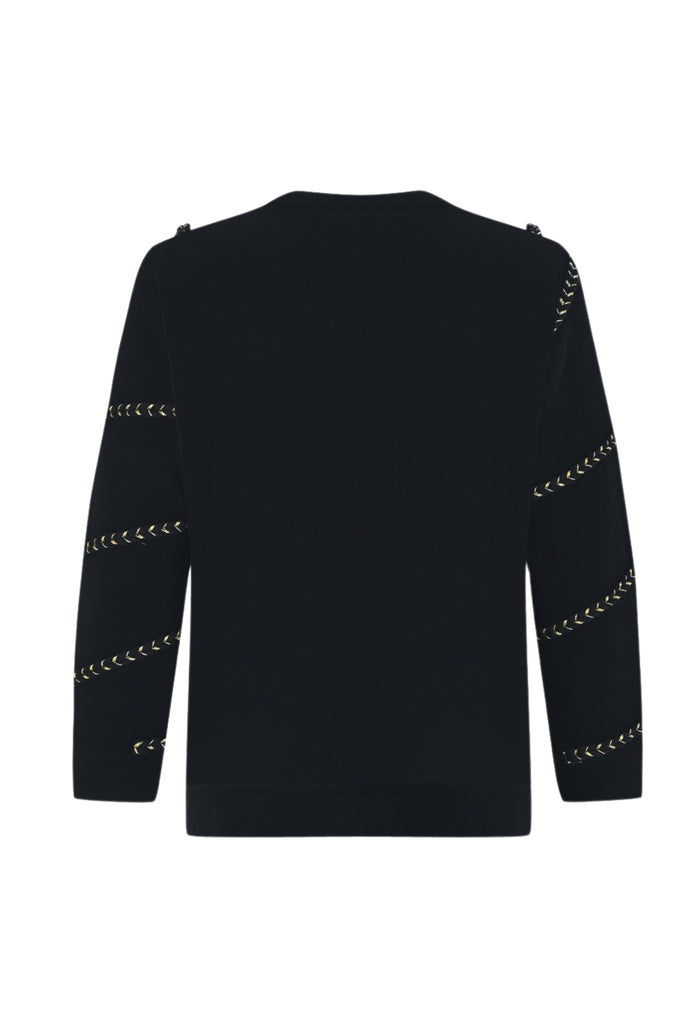 Siyah Glam Sweatshirt