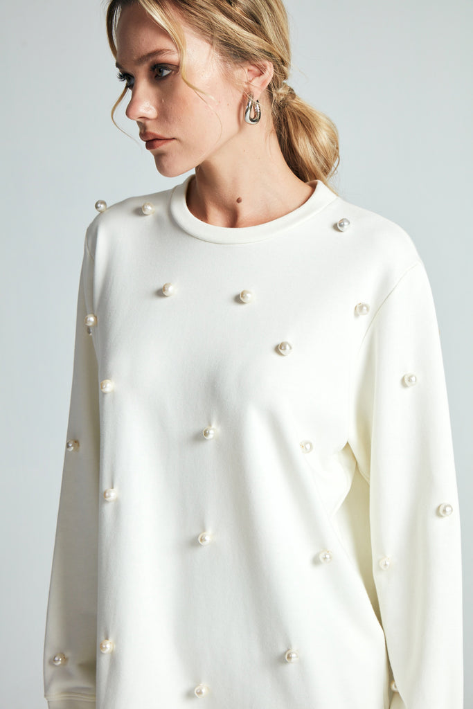 Ekru Noa R-Neck Sweatshirt