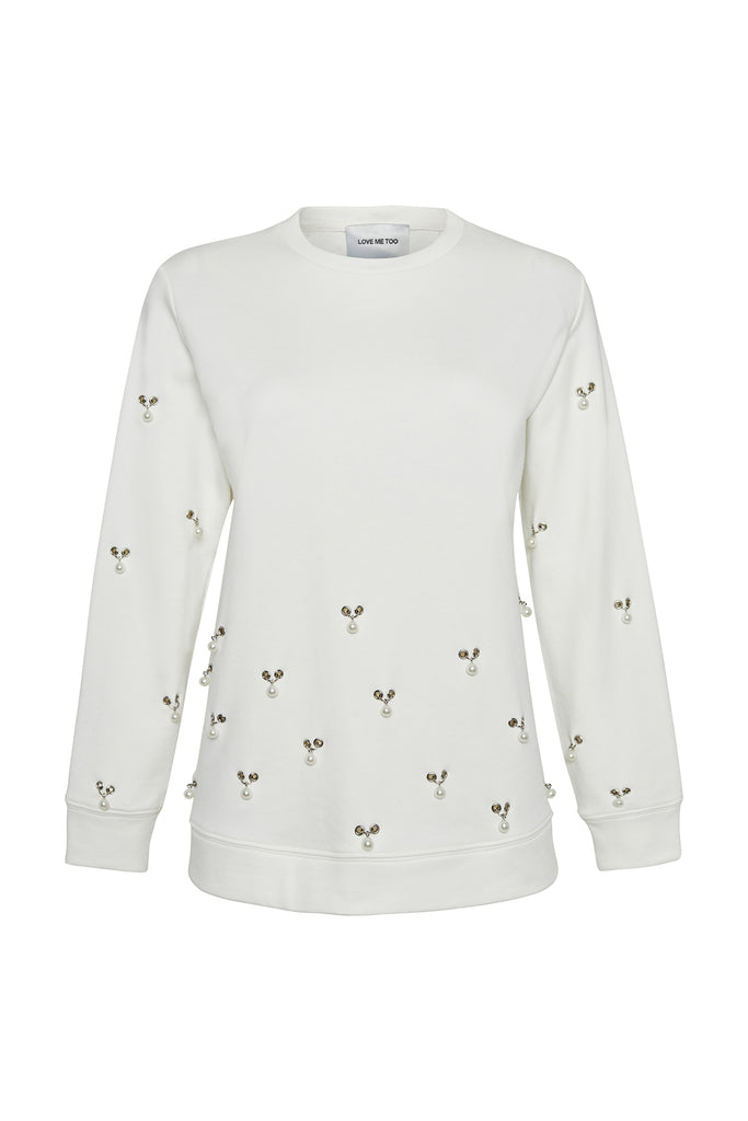 Ekru Joanna R-Neck Sweatshirt