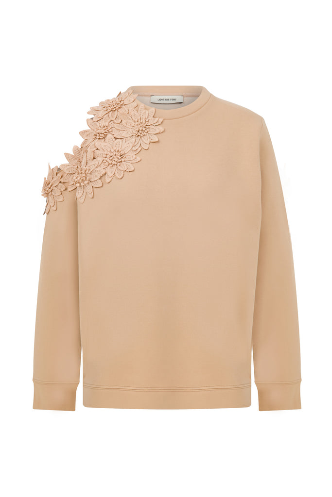 Nude Flower Bomb Sweatshirt